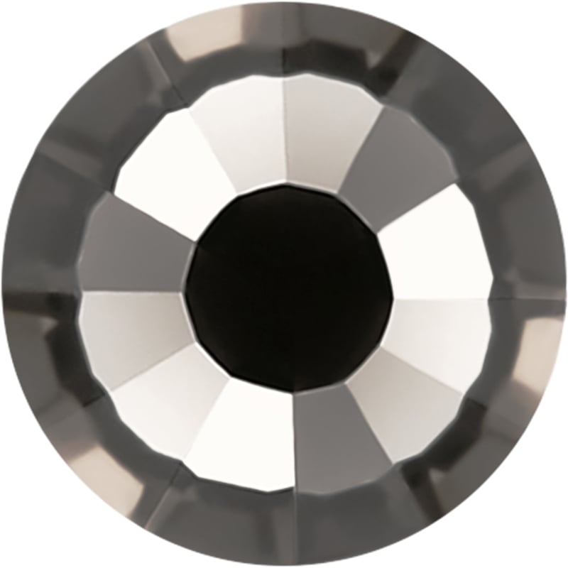 Aurora Crystals Aurora 1012 Light Black Diamond ss8