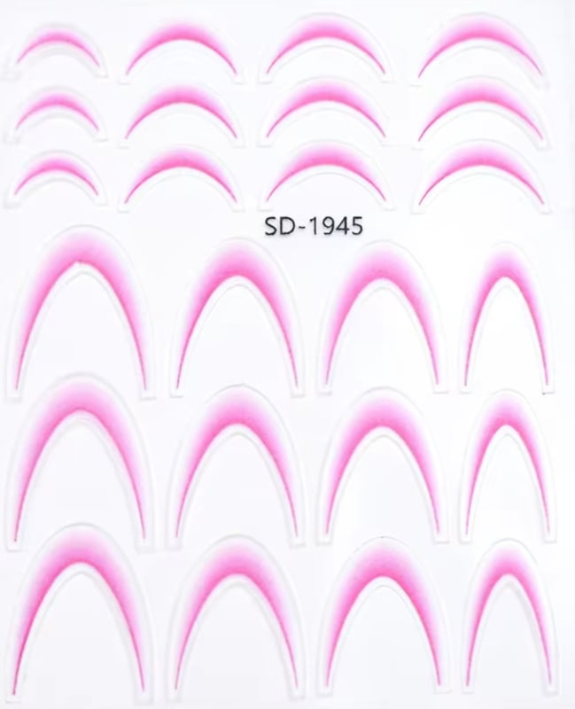 PNS Sticker Smile Line sd-1945 pink