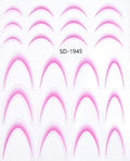 PNS Sticker Smile Line sd-1945 pink