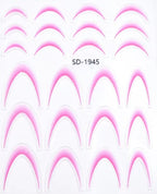 PNS Sticker Smile Line sd-1945 pink