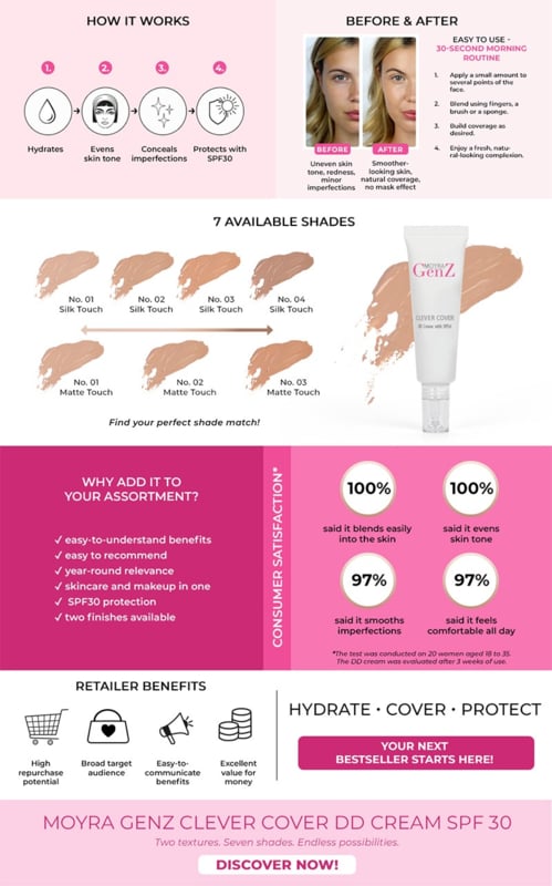 GenZ make-up GenZ Clever Cover Silk Touch No.02