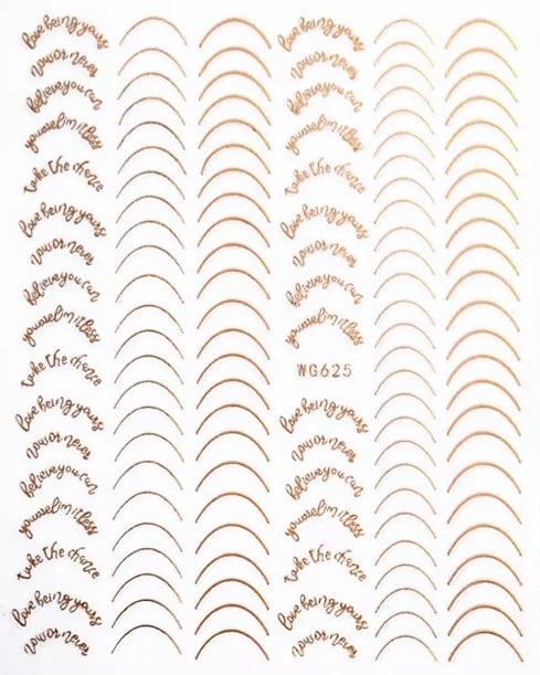 PNS Sticker WG625 RoseGold