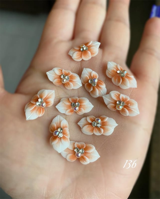 PNS Handgemaakte Acryl 3D Bloemen 136