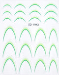 PNS Sticker Smile Line sd-1943 groen