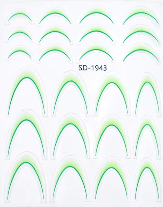 PNS Sticker Smile Line sd-1943 groen