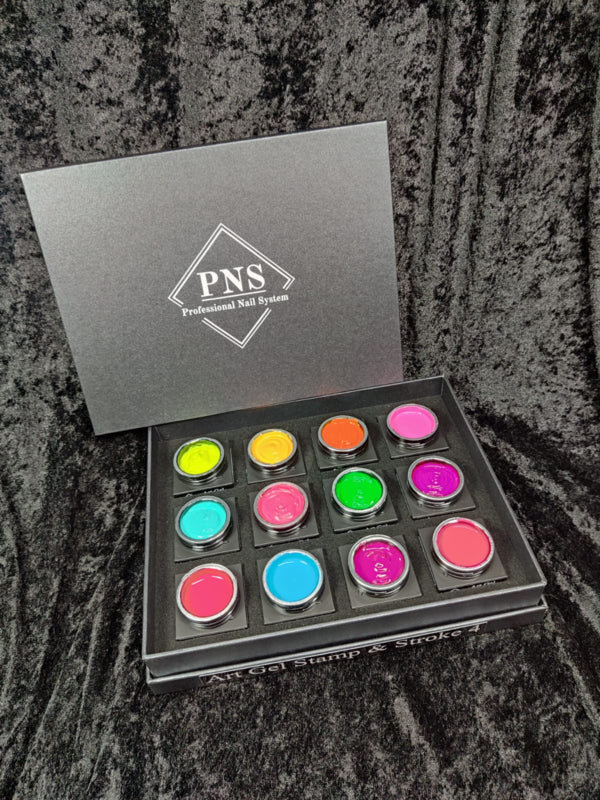 PNS Art Gel Stamp & Stroke 37 t/m 48 Collection Box 4