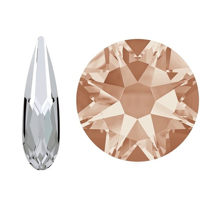 Aurora Kristals Aurora Raindrop A4331 Light Peach 10x3mm