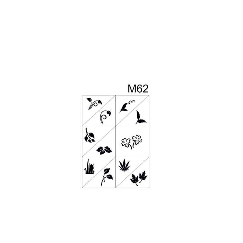 PNS Airbrush Stencil Sjablonen M62