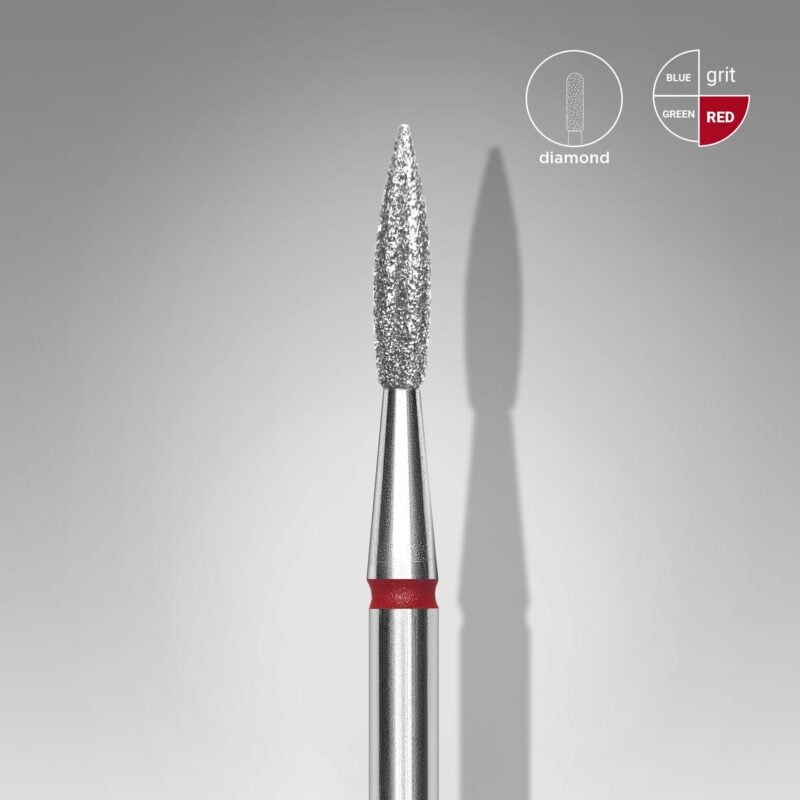 PNS Staleks Diamond Nail Bit "flame" FA11R023/8