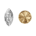Aurora Kristals Aurora Navette A4200 Crystal Golden Shadow 5x2.5mm