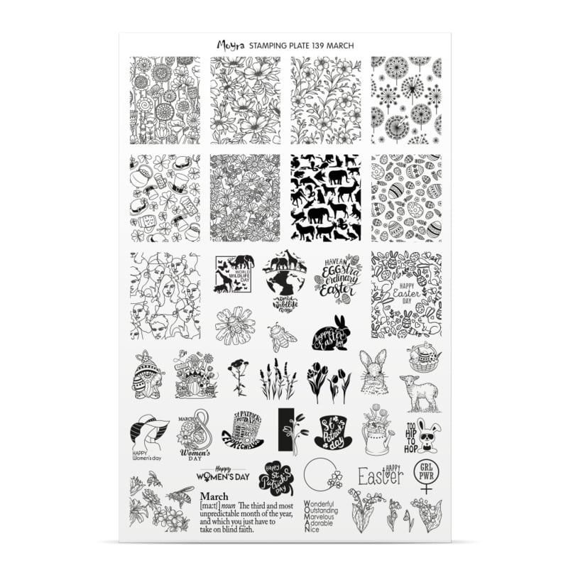 Moyra Stamping Plate 139 March