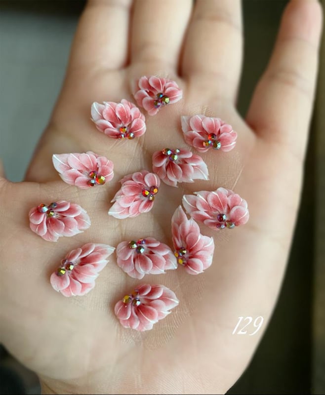 PNS Handgemaakte Acryl 3D Bloemen 129
