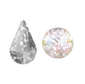 Aurora Kristals Aurora Pearshape A4300 Crystal White Patina 8x5mm