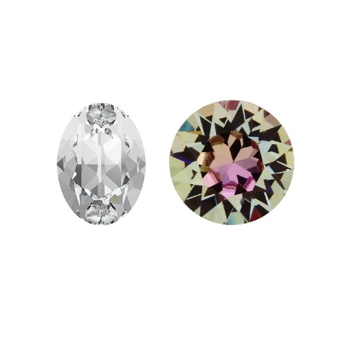 Aurora Kristals Aurora Oval A4120 Crystal Vitrail Light 10x8mm