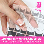 Moyra Stamping Plate 132 The Perfect French