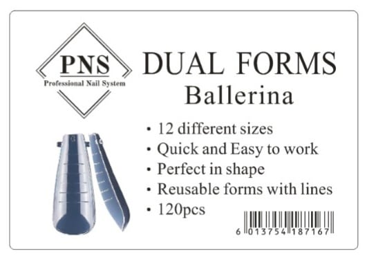 PNS Molding Dual Forms 120 pcs Ballerina