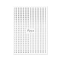 Moyra Nail Art Strips Dots No.02 Silver