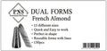 PNS Molding Dual Forms 150 stuks French Almond