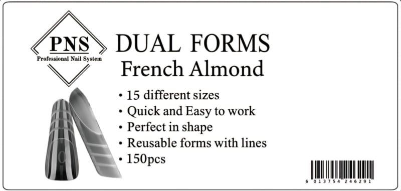 PNS Molding Dual Forms 150 stuks French Almond