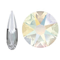 Aurora Kristals Aurora Raindrop A4331 Crystal Shimmer Unfoiled 10x3mm