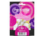 Staleks Refill Pads voor Pododisc 20mm PDFS-20-100 wit "foam"