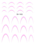 PNS Sticker Smile Line sd-1950 light pink