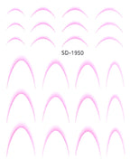 PNS Sticker Smile Line sd-1950 light pink