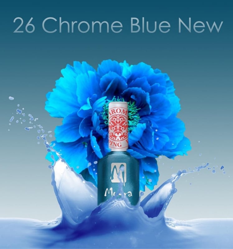 Moyra Stamping Nail Polish sp26 chrome blue