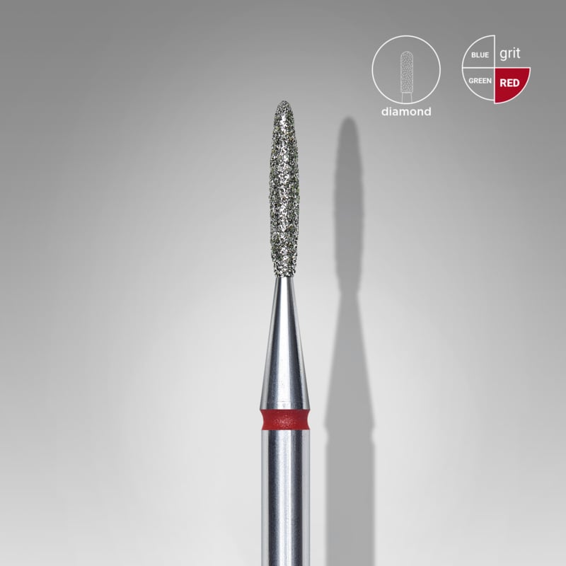 PNS Staleks Diamond Nail Bit "Flame" FA10R014/8