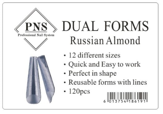 PNS Molding Dual Forms 120 pieces Russian Almond