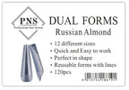 PNS Molding Dual Forms 120 pieces Russian Almond