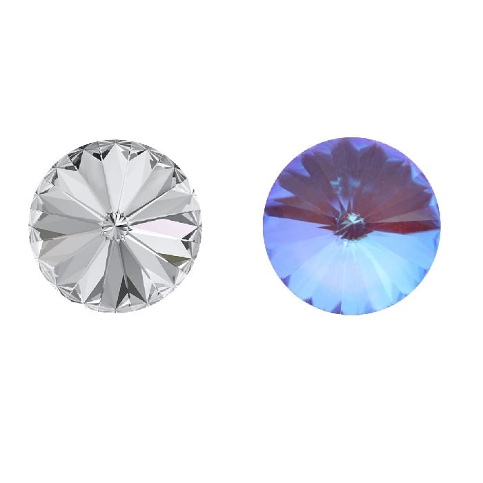 Aurora Kristals Aurora Rivoli A1122 Crystal Violet Delite 12mm