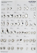 Aurora Kristals Aurora Rhinestone Fancy Map