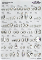 Aurora Kristals Aurora Rhinestone Fancy Map
