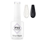 PNS No Wipe Topcoat: Silver Shards 15ml
